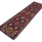 Turkish Runner, Vintage Handmade Runner Rug, Oushak Rug, Kitchen Runner, Anatolia Rug, Bohemian Rug, Carpet Runner, Runner Rug 3x11, 11426
