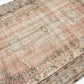Handmade Area Rug, Turkish Vintage Rug, Oushak Antique Rug, Neutral Faded Rug, Office Rug, Turkish Carpet, Bohemian Rug, Rug 5x7, 11566