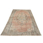 Vintage Oushak Rug, Turkish Handmade Area Rug, Neutral Faded Rug, Anatolia Rug, Turkey Rug, Bohemian Rug, Bedroom Rug, Rug 5x9, 11564