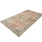 Vintage Oushak Rug, Turkish Handmade Area Rug, Neutral Faded Rug, Anatolia Rug, Turkey Rug, Bohemian Rug, Bedroom Rug, Rug 5x9, 11564