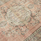 Vintage Oushak Rug, Turkish Handmade Area Rug, Neutral Faded Rug, Anatolia Rug, Turkey Rug, Bohemian Rug, Bedroom Rug, Rug 5x9, 11564