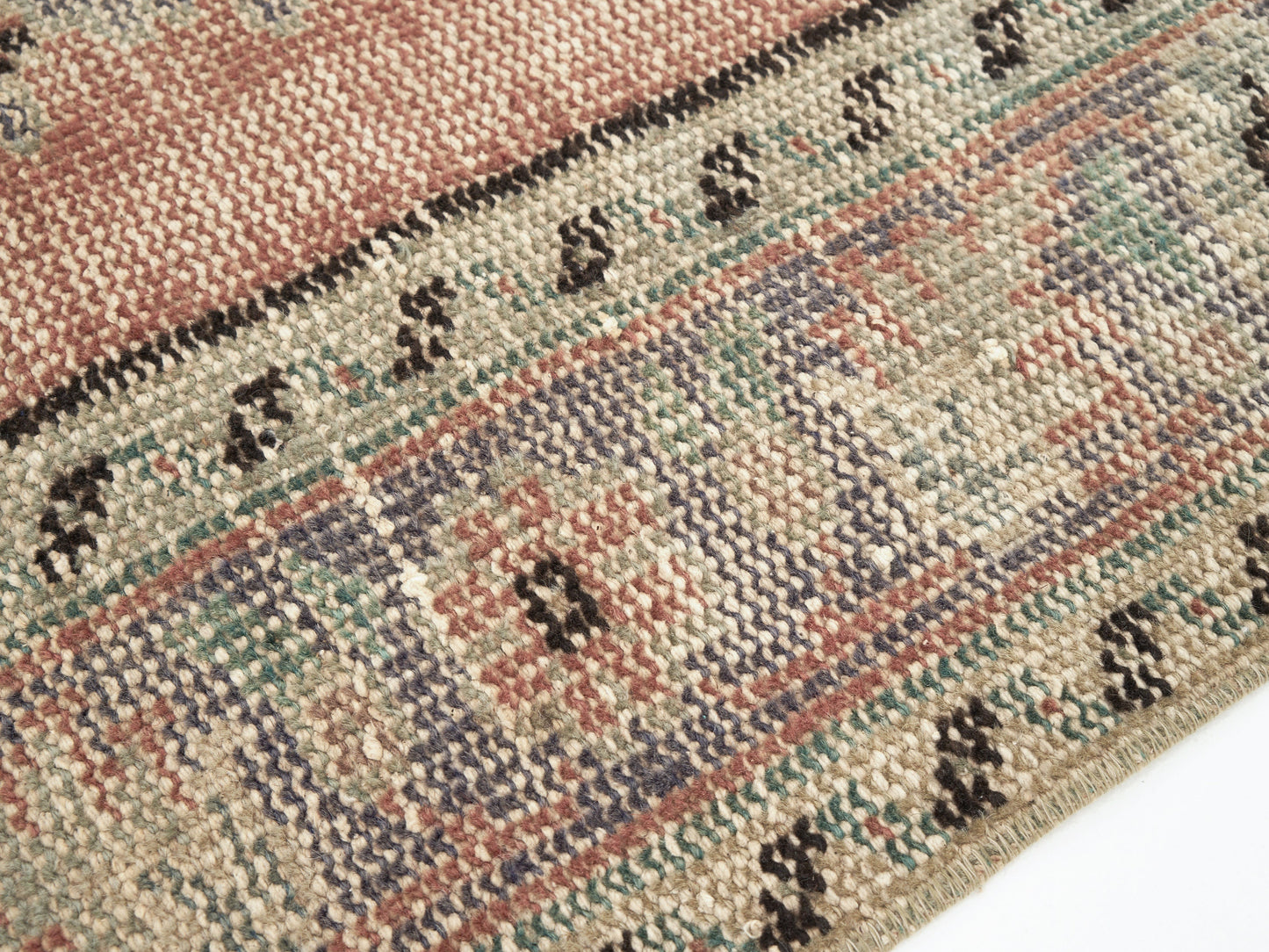 Vintage Oushak Rug, Turkish Handmade Area Rug, Neutral Faded Rug, Anatolia Rug, Turkey Rug, Bohemian Rug, Bedroom Rug, Rug 5x9, 11564
