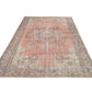 Handmade Area Rug, Vintage Oushak Antique Rug, Turkish Eclectic Rug, Anatolia Rug, Neutral Faded Rug, Living Room Rug, Rug 6x10, 12094
