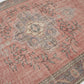 Handmade Area Rug, Vintage Oushak Antique Rug, Turkish Eclectic Rug, Anatolia Rug, Neutral Faded Rug, Living Room Rug, Rug 6x10, 12094