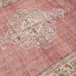Turkish Rug, Oushak Rug Vintage Rug, Handmade Rug, Area Rug, Anatolia Rug, Neutral Rug, Office Rug, Bohemian Rug, Turkey Rug, Rug 5x9, 12069