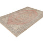 Handmade Oushak Eclectic Rug, Vintage Area Faded Rug, Rug 6x9, Living Room Rug, Bohemian Rug, Turkish Antique Rug, Neutral Floor Rug, 11558