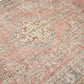 Handmade Oushak Eclectic Rug, Vintage Area Faded Rug, Rug 6x9, Living Room Rug, Bohemian Rug, Turkish Antique Rug, Neutral Floor Rug, 11558
