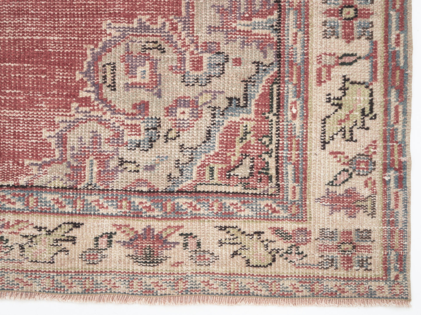 Turkish Rug, Oushak Rug Vintage Rug, Handmade Rug, Area Rug, Anatolia Rug, Neutral Rug, Office Rug, Bohemian Rug, Turkey Rug, Rug 5x9, 12069