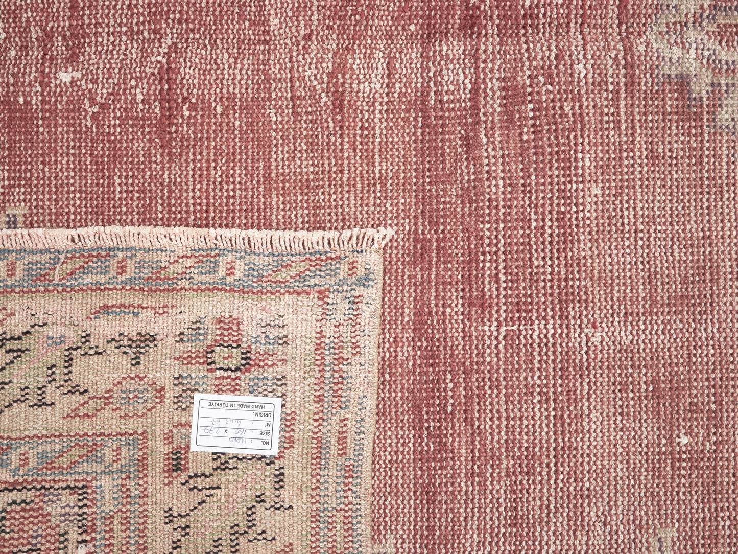 Turkish Rug, Oushak Rug Vintage Rug, Handmade Rug, Area Rug, Anatolia Rug, Neutral Rug, Office Rug, Bohemian Rug, Turkey Rug, Rug 5x9, 12069
