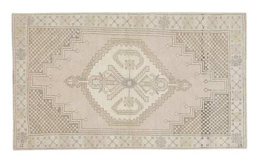 Vintage Rug, Turkish Rug, Handmade Rug, Oushak Rug, Area Rug, Neutral Rug,Bedroom Rug, Turkey Rug, Oushak Carpet, Rug 4x6, Carpet Rug, 12082