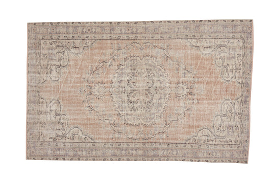 Vintage Rug, Turkish Rug, Area Rug, Oushak Rug, Handmade Rug, Neutral Rug, Bedroom Rug, Scandinavian Rug, Turkish Carpet, Rug 5x7, 12072