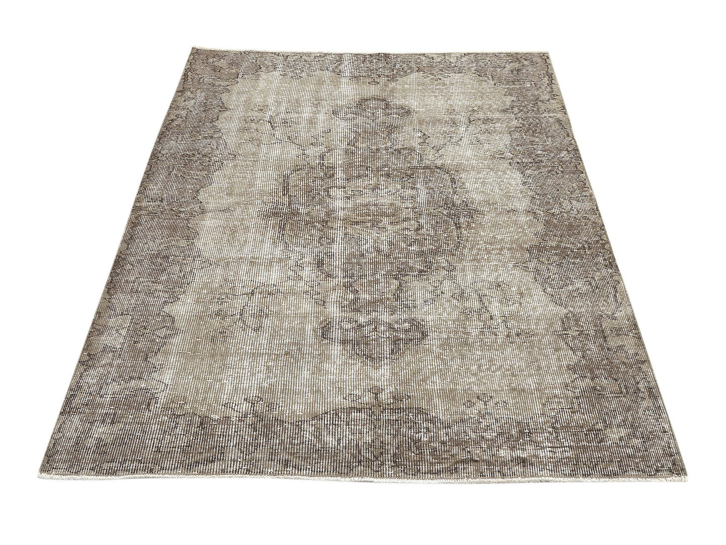 Vintage Handmade Area Rug, Turkish Oushak Faded Rug, Anatolia Rustic Rug, Vintage Carpet, Rug 4x8, Living Room Rug, Primitive Rug, 12080