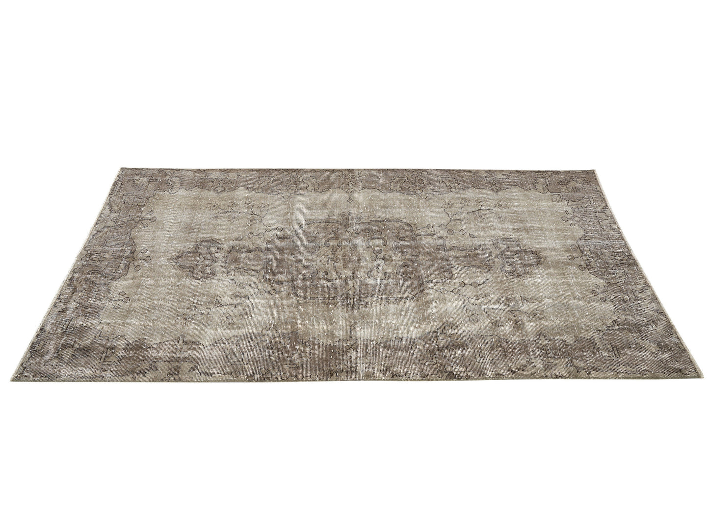 Vintage Handmade Area Rug, Turkish Oushak Faded Rug, Anatolia Rustic Rug, Vintage Carpet, Rug 4x8, Living Room Rug, Primitive Rug, 12080