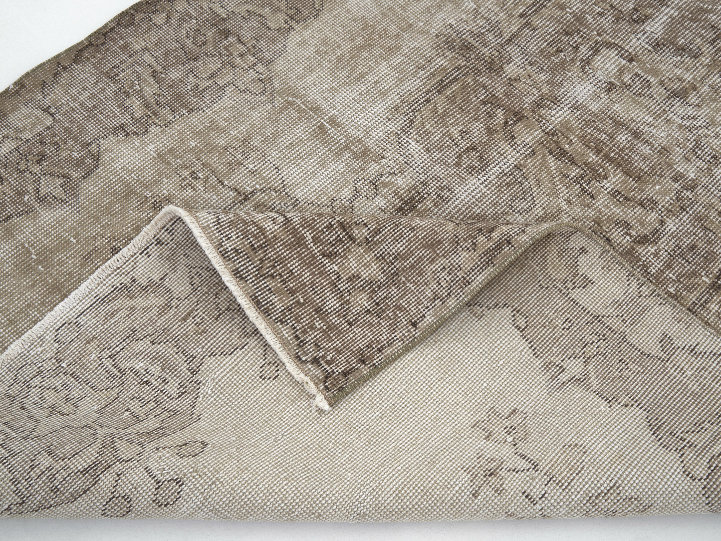 Vintage Handmade Area Rug, Turkish Oushak Faded Rug, Anatolia Rustic Rug, Vintage Carpet, Rug 4x8, Living Room Rug, Primitive Rug, 12080
