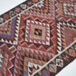 Vintage Handmade Runner Rug, Turkish Oushak Runner Rug, Anatolia Rug, Kitchen Runner, Bohemian Rug, Rug Runner 4x11, Kilim Runner Rug, 11269