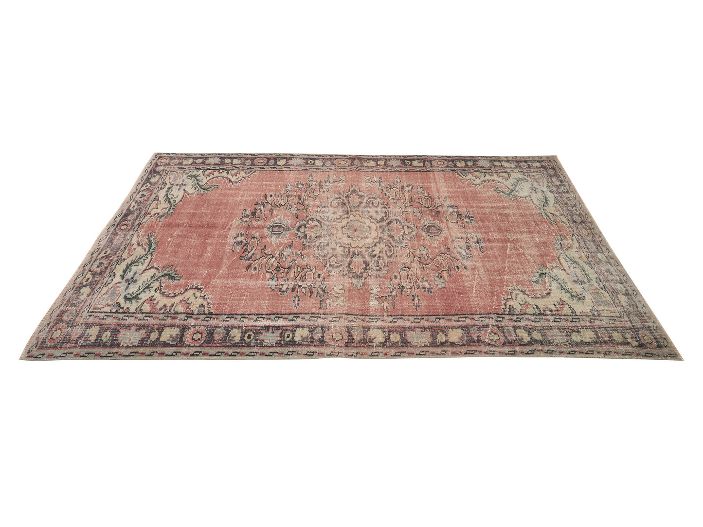 Turkish Rug, Handmade Rug, Area Rug, Vintage Rug, Oushak Rug, Anatolia Rug, Bohemian Rug, Living Room Rug, Carpet Rug, Rug 5x8, 12104