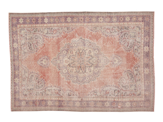 Handmade Area Rug, Oushak Vintage Antique Rug, Turkish Eclectic Rug, Living Room Rug, Turkey Rug, Bohemian Rug, Anatolia Rug, Rug 6x8, 12103