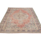 Handmade Area Rug, Oushak Vintage Antique Rug, Turkish Eclectic Rug, Living Room Rug, Turkey Rug, Bohemian Rug, Anatolia Rug, Rug 6x8, 12103