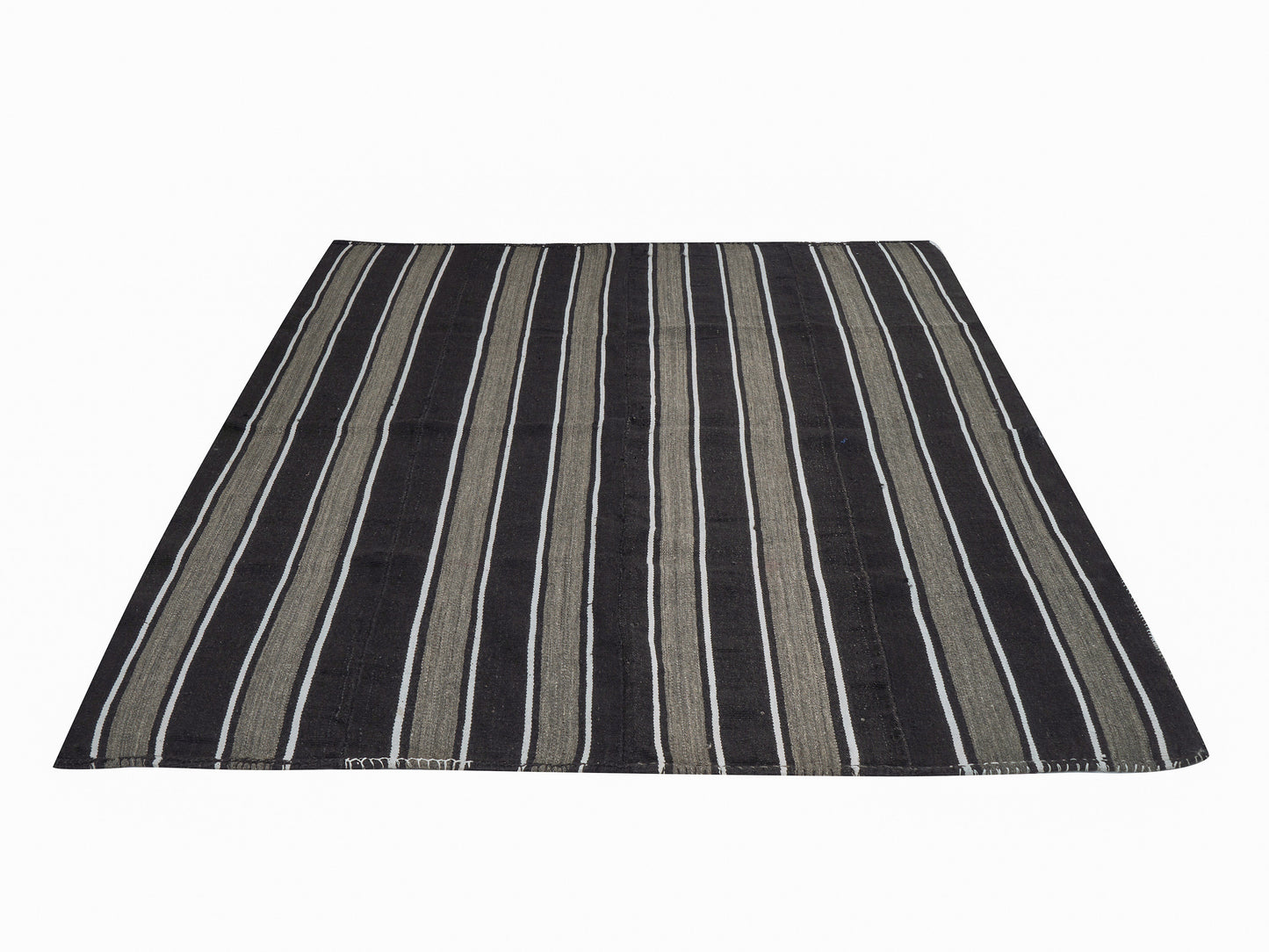Area Kilim Rug, Vintage Kilim, Turkish Kilim, Handmade Striped Kilim Rug, Rug Kilim, Goat Hair Rug, Bedroom Rug, Kilim Rug 6x8, 12548