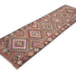 Turkish Handmade Runner Rug, Vintage Oushak Runner Rug, Anatolia Rug, Hallway Runner, Bohemian Rug, Kilim Runner Rug, Rug Runner 3x11, 11260