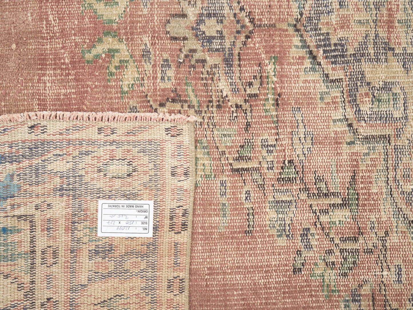 Oushak Rug, Vintage Rug, Turkish Rug, Handmade Rug, Area Rug, Anatolia Rug, Living Room Rug, Bohemian Rug, Turkey Rug, Rug 5x7, 12099