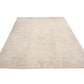 Turkish Vintage Oushak Rug, Handmade Area Unique Rug, Neutral Floor Rug, Scandinavian Rug, Carpet Rug, Living Room Rug, Rug 6x9, 10015