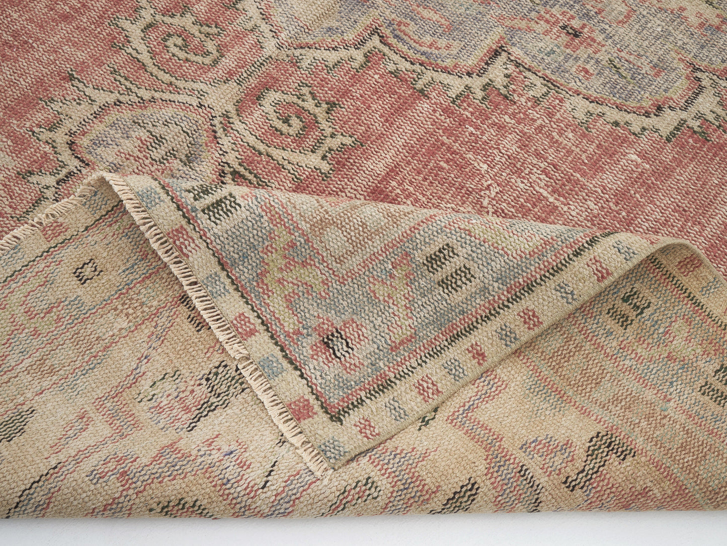 Rug 6x10, Area Rug, Turkish Rug, Vintage Rug, Handmade Rug, Oushak Rug, Neutral Rug, Anatolia Rug, Kid Room Rug, Turkish Carpet, 12095