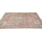 Turkish Vintage Oushak Rug, Handmade Area Eclectic Rug, Neutral Faded Rug, Kid Room Rug, Anatolia Rug, Bohemian Rug, Rug 5x9, 12149