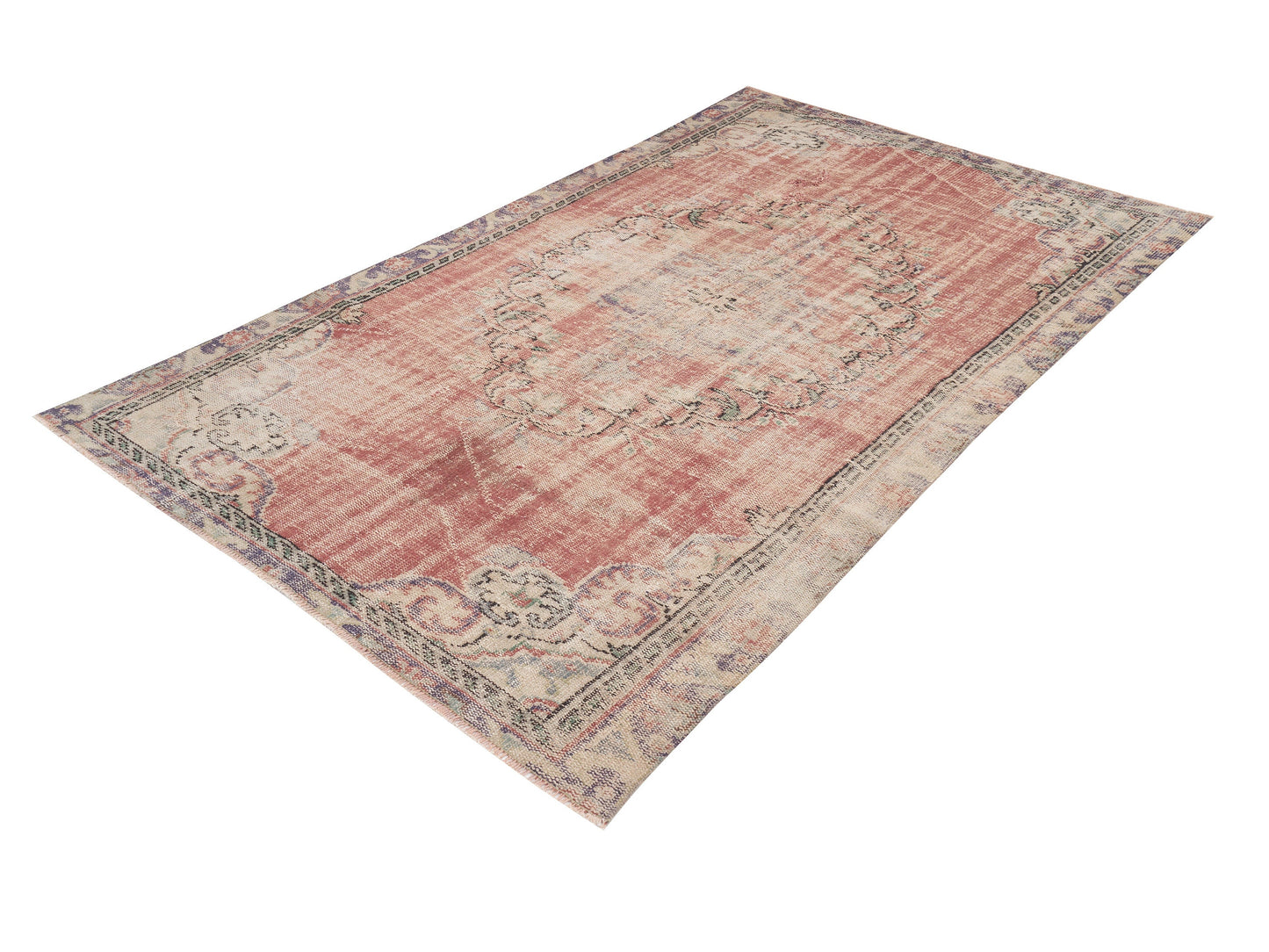 Turkish Handmade Area Rug, Vintage Oushak Antique Rug, Neutral Floor Rug, Bedroom Rug, Carpet Rug,Bohemian Rug, Anatolia Rug, Rug 5x9, 12140