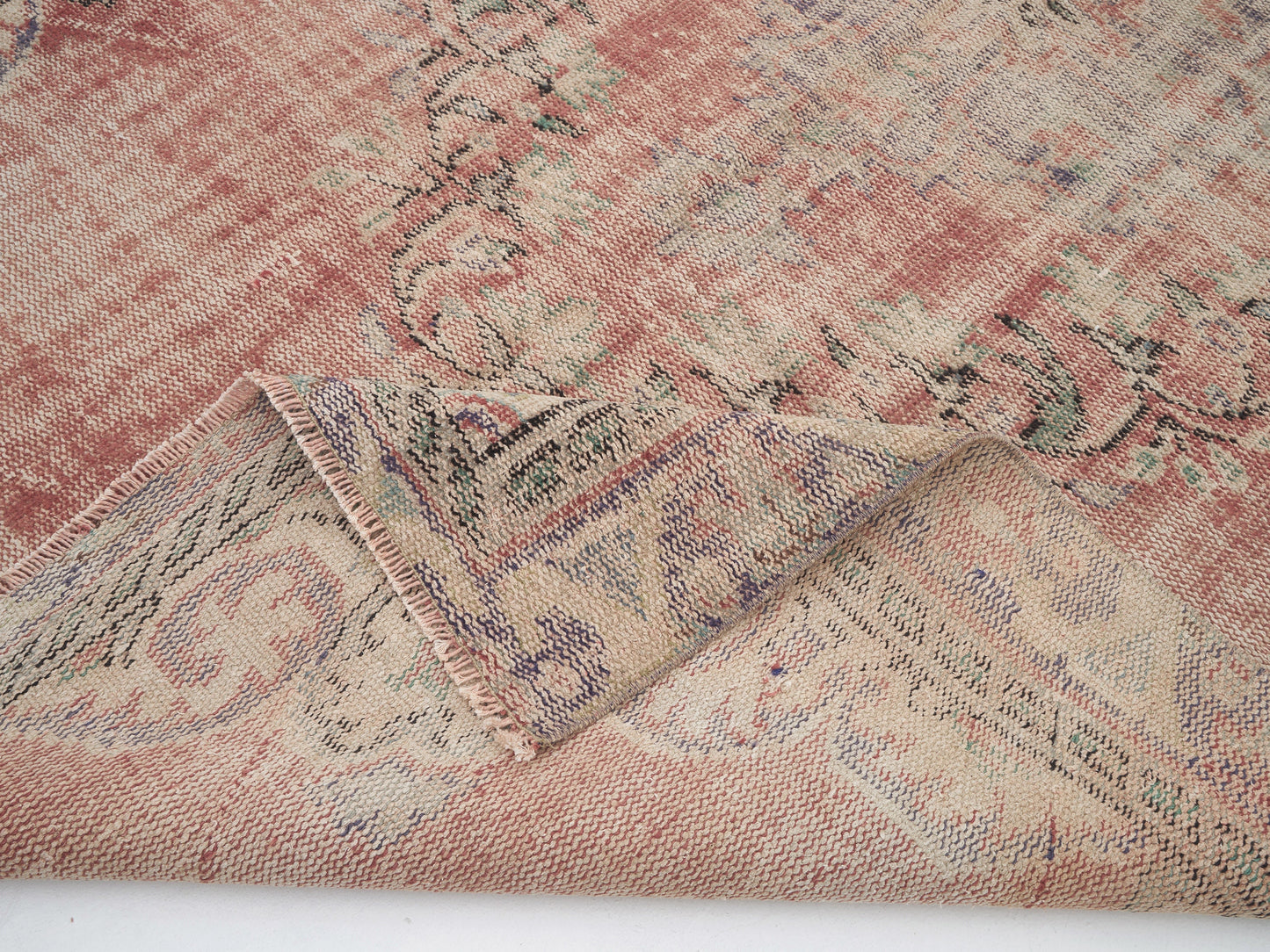 Turkish Handmade Area Rug, Vintage Oushak Antique Rug, Neutral Floor Rug, Bedroom Rug, Carpet Rug,Bohemian Rug, Anatolia Rug, Rug 5x9, 12140