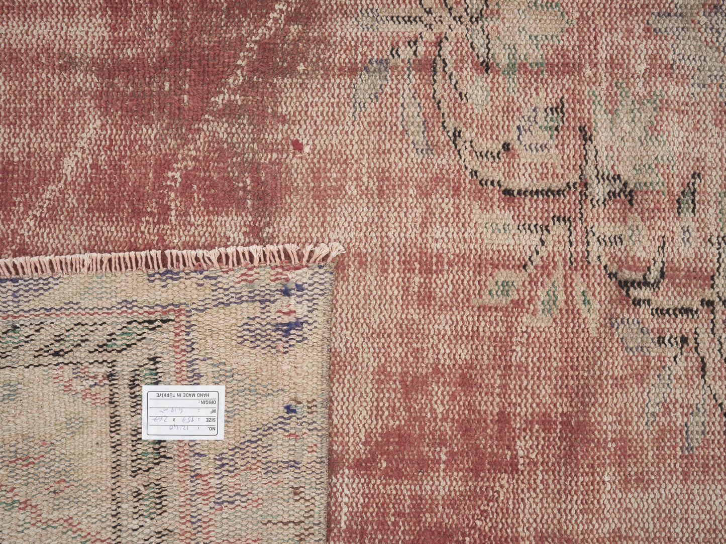 Turkish Handmade Area Rug, Vintage Oushak Antique Rug, Neutral Floor Rug, Bedroom Rug, Carpet Rug,Bohemian Rug, Anatolia Rug, Rug 5x9, 12140