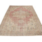 Vintage Handmade Rug, Turkish Oushak Rug, Area Faded Rug, Rug 6x9, Turkey Rug, Carpet Rug, Living Room Rug, Neutral Rug, Anatolia Rug, 12151