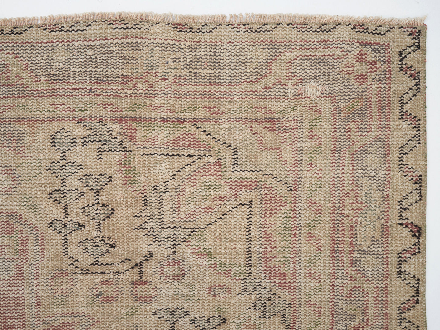 Vintage Handmade Rug, Turkish Oushak Rug, Area Faded Rug, Rug 6x9, Turkey Rug, Carpet Rug, Living Room Rug, Neutral Rug, Anatolia Rug, 12151
