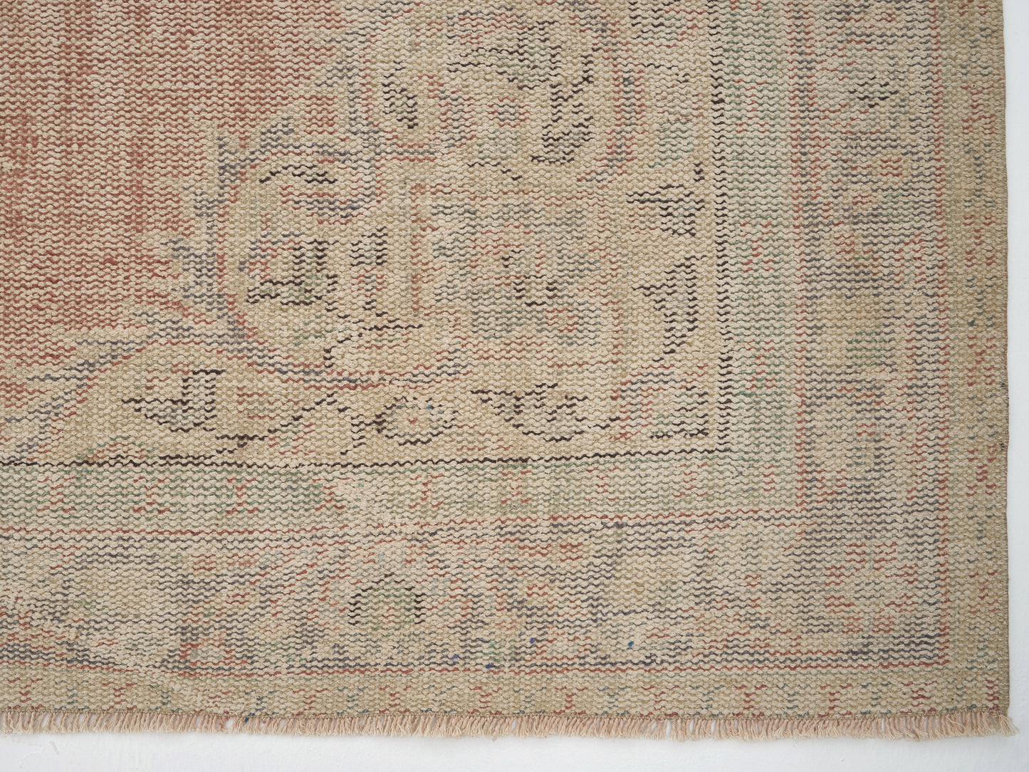 Area Oushak Rug, Turkish Handmade Rug, Vintage Antique Rug, Neutral Faded Rug, Living Room Rug, Carpet Rug, Bohemian Rug, Rug 6x9, 12122