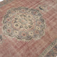Area Vintage Rug, Turkish Handmade Rug, Oushak Antique Rug, Neutral Faded Rug, Office Rug, Anatolia Rug, Rug 5x9, Turkish Carpet, 12106