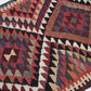 Runner Rug 3x12, Turkish Handmade Runner Rug, Oushak Eclectic Runner Rug, Vintage Antique Runner Rug, Kilim Runner, Anatolia Rug, 11266