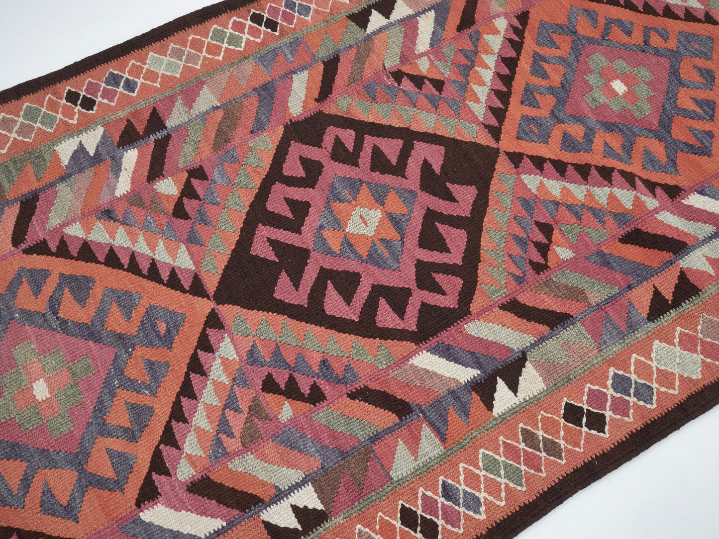 Runner Rug 3x10, Oushak Vintage Runner Rug, Turkish Runner, Handmade Antique Runner Rug, Kitchen Runner, Anatolia Rug, Bohemian Rug, 11268