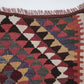 Runner Rug 3x12, Turkish Handmade Runner Rug, Oushak Eclectic Runner Rug, Vintage Antique Runner Rug, Kilim Runner, Anatolia Rug, 11266