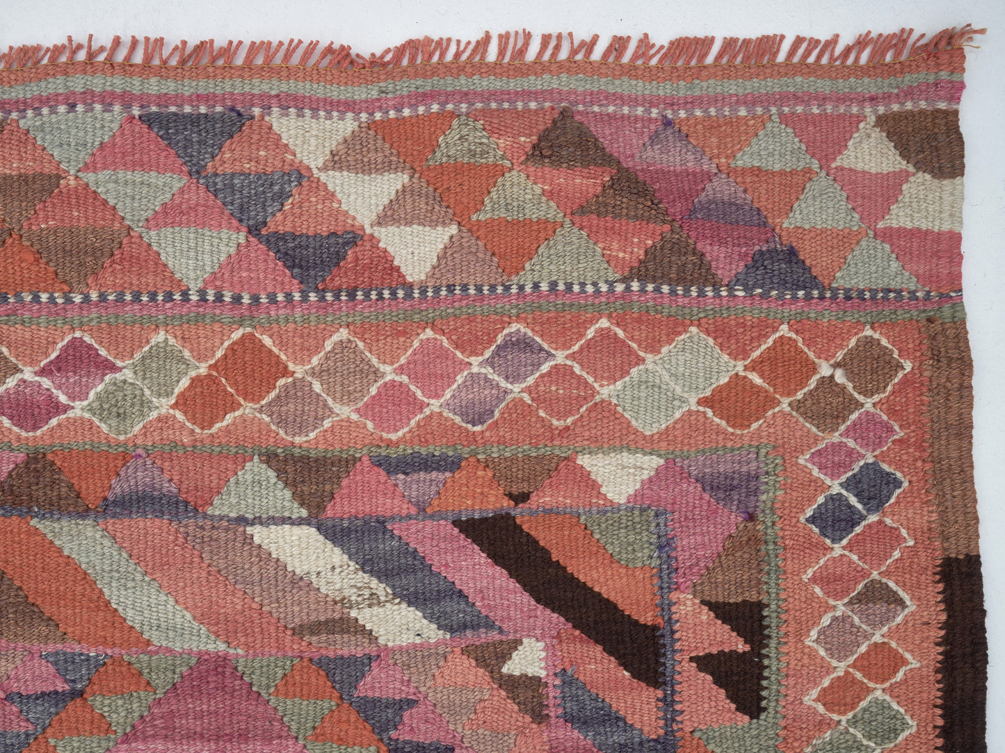Runner Rug 3x10, Oushak Vintage Runner Rug, Turkish Runner, Handmade Antique Runner Rug, Kitchen Runner, Anatolia Rug, Bohemian Rug, 11268