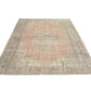Area Vintage Rug, Turkish Handmade Rug, Oushak Antique Rug, Living Room Rug, Bohemian Rug, Turkey Rug, Oushak Carpet, Rug 6x9, 12121