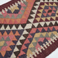 Turkish Vintage Runner Rug, Oushak Faded Runner Rug, Handmade Runner Rug, Kilim Runner, Kitchen Runner, Anatolia Rug, Runner Rug 3x14, 11297