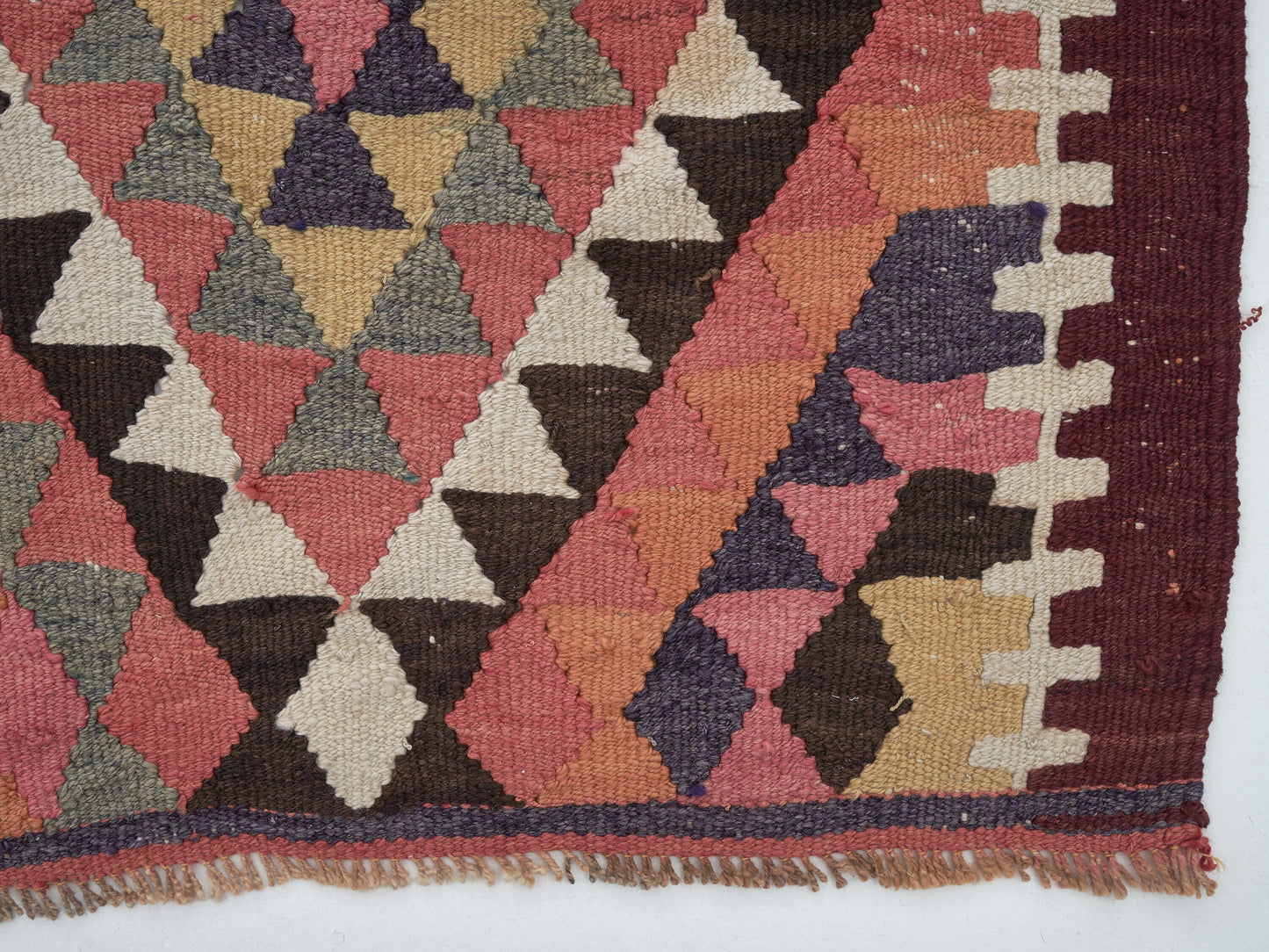 Turkish Vintage Runner Rug, Oushak Faded Runner Rug, Handmade Runner Rug, Kilim Runner, Kitchen Runner, Anatolia Rug, Runner Rug 3x14, 11297