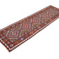 Vintage Handmade Runner Rug, Turkish Antique Runner Rug, Oushak Eclectic Runner Rug, Anatolia Rug, Bohemian Rug, Rug Runner 3x10, 11348