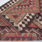 Turkish Kilim Runner Rug, Vintage Antique Runnner Rug, Oushak Eclectic Runner Rug, Bohemian Rug, Hallway Runner, Runner Rug 3x10, 11346