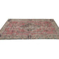 Oushak Area Rug, Turkish Vintage Rug, Handmade Antique Rug, Anatolia Rug, Neutral Floor Rug, Bohemian Rug, Turkey Rug, Rug 5x9, 12143