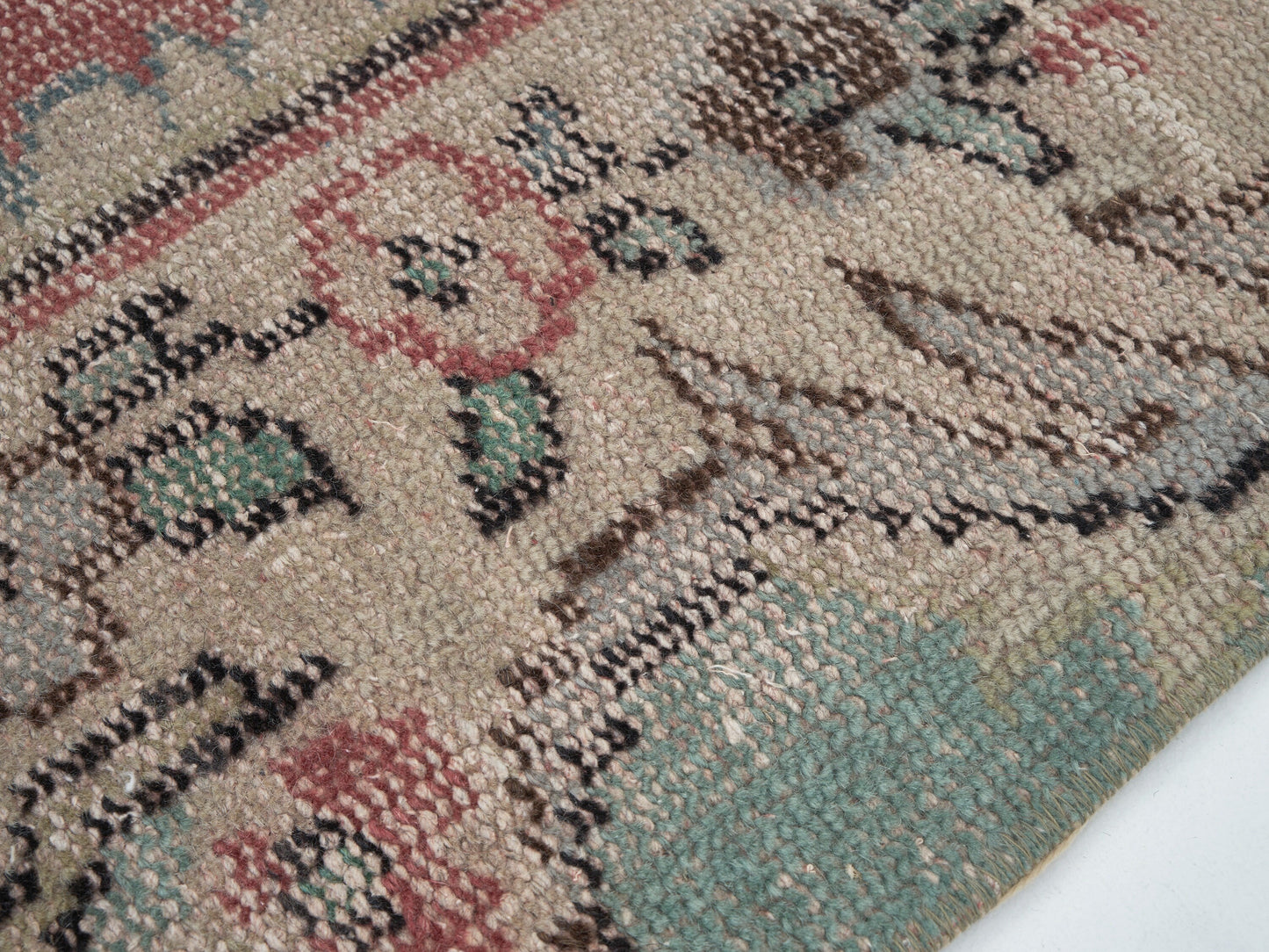 Oushak Area Rug, Turkish Vintage Rug, Handmade Antique Rug, Anatolia Rug, Neutral Floor Rug, Bohemian Rug, Turkey Rug, Rug 5x9, 12143