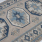 Oushak Vintage Rug, Turkish Handmade Rug, Area Eclectic Rug, Office Rug, Carpet Rug, Turkish Carpet, Turkey Rug, Rug 5x7, 12434