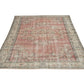 Turkish Vintage Rug, Handmade Area Rug, Oushak Antique Rug, Neutral Muted Rug, Bedroom Rug, Turkey Rug, Rug 6x8, Vintage Carpet, 12145