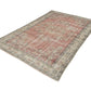 Turkish Vintage Rug, Handmade Area Rug, Oushak Antique Rug, Neutral Muted Rug, Bedroom Rug, Turkey Rug, Rug 6x8, Vintage Carpet, 12145
