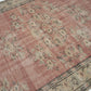 Turkish Vintage Rug, Handmade Area Rug, Oushak Antique Rug, Neutral Muted Rug, Bedroom Rug, Turkey Rug, Rug 6x8, Vintage Carpet, 12145